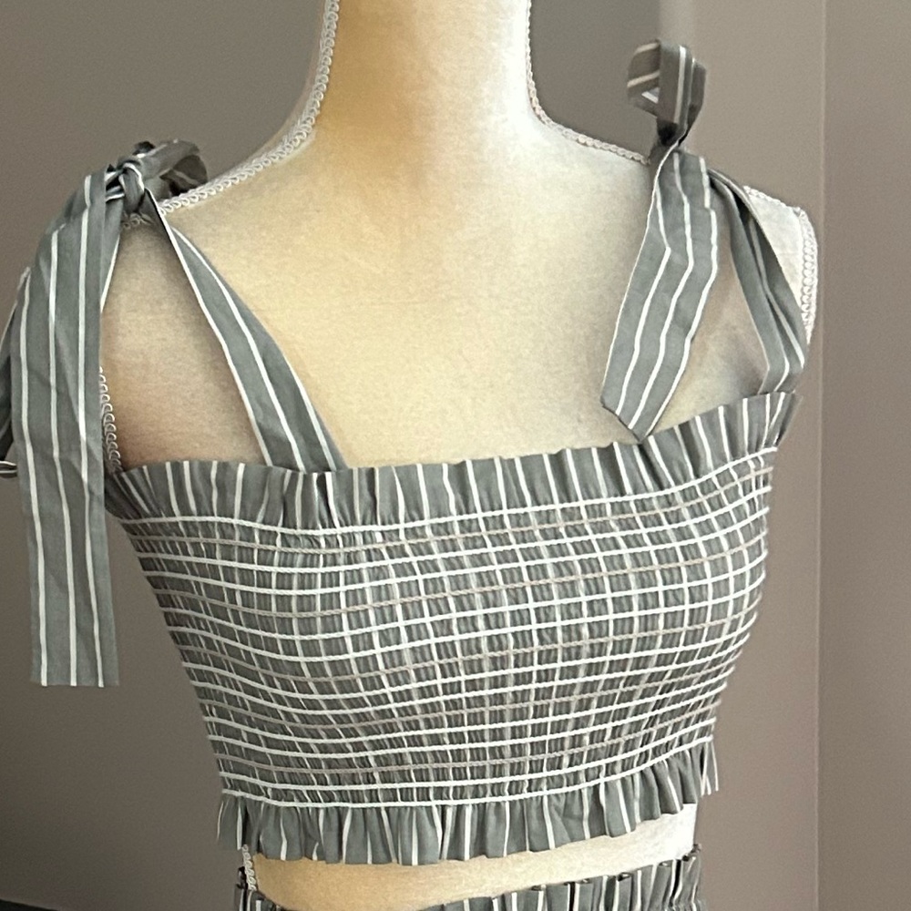 NWOTRevolve X Petersyn Smocked Crop Top(size medium)